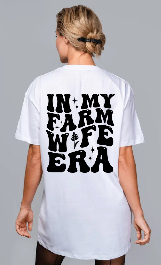 In my Farm Wife Era Adult T-shirt