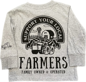 Support Your Local Farmer Longsleeve Toddler