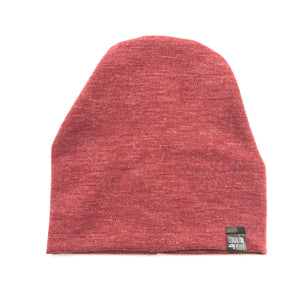 Heather Red Slouchy Beanie